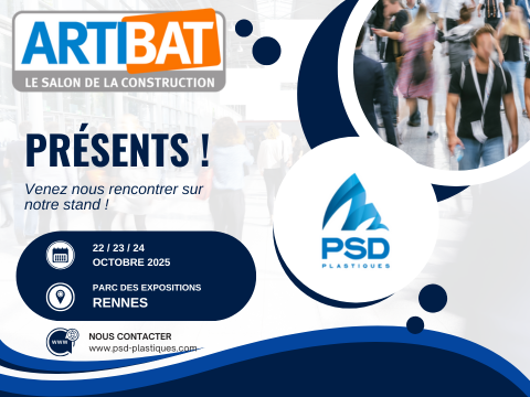 A vos agendas ! PSD sera présent à ARTIBAT 2025 !
