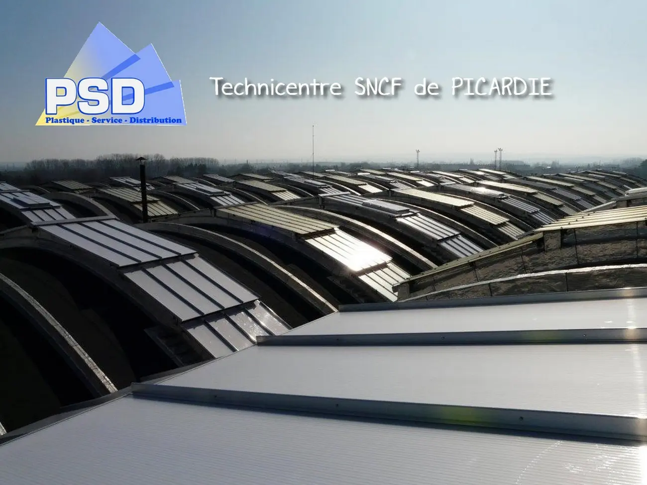 Couverture en ressaut POLITRAM 16 - Technicentre SNCF