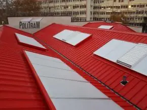 Rénovation toiture avec intégration de POLITRAM 32 RPTH pour apport de lumière